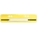 LEITZ® filing clips, polypropylene, DIN A5, 25 pieces, yellow