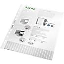 LEITZ insteekhoesje 4704, A4, bovenaan open, 100 stuks, generfd, transparant, 0,09 mm