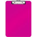 LEITZ® klembord WOW 3971, A4, polystyreen, met ophangoog, roze