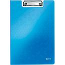 LEITZ® klemmap Active Wow, A4, PP, met klembeugel, blauw