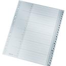 LEITZ® kunststof indexbladen, letters A-Z (24 bladen), nr. 1261