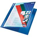 LEITZ® loose-leaf binder Exquisit, DIN A4, PVC, blue