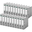 LEITZ® Map 1010, DIN A4, rugbreedte 80 mm, 20 stuks, grijs