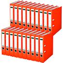 LEITZ® Map 1015, DIN A4, rugbreedte 52 mm, 20 stuks, licht rood