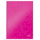 LEITZ Notizbuch WOW 4626, DIN A4, kariert, pink