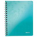 LEITZ Notizbuch WOW 4641, DIN A5, kariert, eisblau