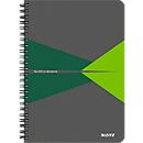 LEITZ® Office Collegeblock 449800 DIN A5, PP, kariert, grün