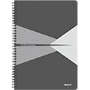 LEITZ® Office collegeblok 449500 A4, PP, geruit, grijs