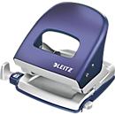 LEITZ® office punch Style 5006, titanium blue