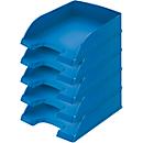 LEITZ® Opbergmand standaard 5227, kunststof, 5 stuks, blauw