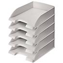 LEITZ® Opbergmand standaard 5227, kunststof, 5 stuks, grijs