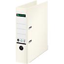 LEITZ® Ordner 1007/1008, DIN A4, Rückenbreite 80 mm, einzeln, weiß