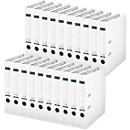 LEITZ® Ordner 1015, DIN A4, Rückenbreite 52 mm, 20 Stück, weiß