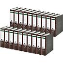 LEITZ® ordner 1080, A4, rugbreedte 80 mm, 20 stuks, bruin