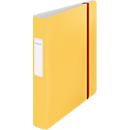 Leitz® ordner 180° Active Cosy, A4, rugbreedte 65 mm, 180° hefboommechanisme, gelijmd rugetiket &amp; elastiek, geel