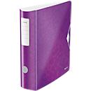 LEITZ® ordner Active WOW, A4, rugbreedte 82 mm, paars