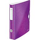 LEITZ® Ordner Active WOW, DIN A4, Rückenbreite 65 mm, 5 Stück, violett