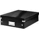 LEITZ® Organisationsbox Click + Store, mittel, schwarz