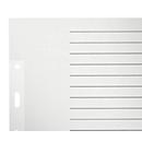 LEITZ® papieren indexbladen, A4 halfhoog, blanco (15 bladen), nr. 1224