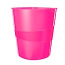 LEITZ® Papierkorb WOW, 15 Liter, pink
