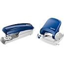 LEITZ® perforator 5005 + nietmachine 5500 SET, blauw