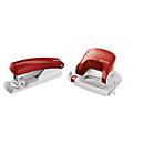 LEITZ® perforator 5038 + nietmachine 5501 SET, rood