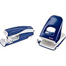 LEITZ® perforator 5138 + nietmachine 5522 SET, blauw
