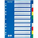 LEITZ® PP tabs with blue cover sheet, blank