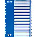 LEITZ® PP tabs with blue cover sheet, Calendars Jan.-Dez.