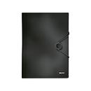LEITZ project folder Solid, 5 compartments, 1 additional compartment, DIN A4 format, black