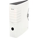 LEITZ® quality binder SOLID, DIN A4, back width 82 mm, white