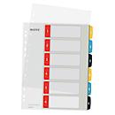 Leitz® Register Cosy, A4 Überbreite, beschreibbar, Universalllochung, austauschbares Deckblatt, Polypropylen, farbige Taben 1-6