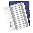 LEITZ Register Style, Zahlenregister, extrabreit, einzeln, Zahlen 1-12