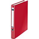 LEITZ® ring binder 1014, A4, 35 mm, PP, red