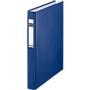 LEITZ® ring binder, DIN A4, 4-ring mechanism, back width 40 mm, extra wide, blue