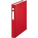 LEITZ® ringmap, A4, 2-voudig ringmechanisme, rugbreedte 40 mm, rood
