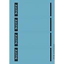 LEITZ® Rückenschilder kurz, PC-beschriftbar, Rückenbreite 80 mm, selbstklebend, 100 St., blau