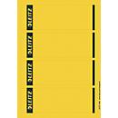 LEITZ® Rückenschilder kurz, PC-beschriftbar, Rückenbreite 80 mm, selbstklebend, 100 St., gelb
