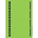 LEITZ® Rückenschilder kurz, PC-beschriftbar, Rückenbreite 80 mm, selbstklebend, 100 St., grün