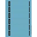 LEITZ® rugetiketten kort, via pc beletterbaar, rugbreedte 50 mm, zelfklevend, 150 st., blauw
