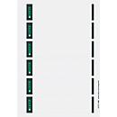 LEITZ® rugetiketten kort, via pc beletterbaar, rugbreedte 50 mm, zelfklevend, 150 st., grijs