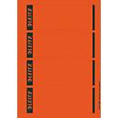 LEITZ® rugetiketten kort, via pc beletterbaar, rugbreedte 80 mm, zelfklevend, 100 st., rood