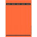 LEITZ® rugetiketten lang, via pc beletterbaar, rugbreedte 50 mm, zelfklevend 125 st., rood