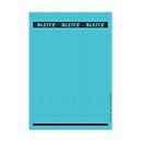 LEITZ® rugetiketten lang, via pc beletterbaar, rugbreedte 80 mm, zelfklevend 75 st., blauw