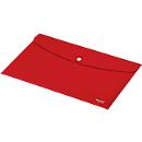 Leitz® Sammelmappe Recycle, Format A4, Druckknopfverschluss, blickdicht, Blauer Engel, Recyclingkunststoff, rot