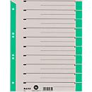 LEITZ® scheidingsbladen A4 1652, gebruik naar eigen inzicht, 100 stuks, groen
