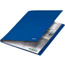Leitz® Sichtbuch Recycle, A4, 40 dokumentenechte Sichthüllen, bis zu 2 Blatt/Hülle, Rückenschild, Kunststoff, blau