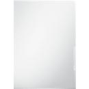 LEITZ® transparent folder Premium 4100, DIN A4, smooth, 100 pieces, transparent