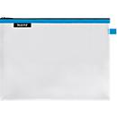Leitz WOW Traveller ritszak, waterafstotend, transparant materiaal, maat L, blauw