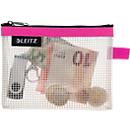 Leitz WOW Traveller ritszak, waterafstotend, transparant materiaal, maat S, roze